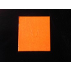 Etiket 16x18 rechthoek fluor oranje permanent Td27313015